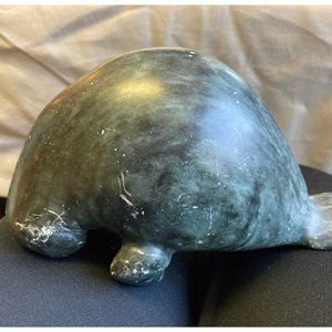 SANDY CLINE CARVING MANATEE  91M07